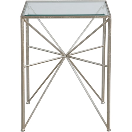 Silvana Silver Side Table