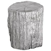  Cambium Silver Tree Stump Stool