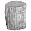 Uttermost Accent Furniture - Benches  Cambium Silver Tree Stump Stool