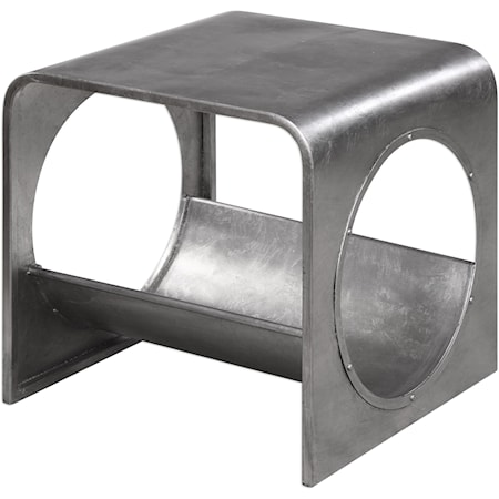  Yeager Silver End Table