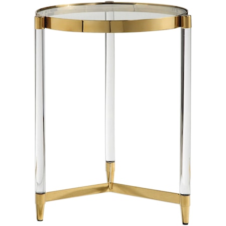 Kellen Glass Accent Table