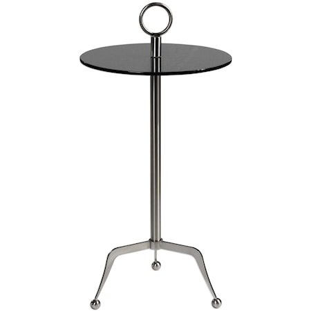 Astro Stainless Steel Accent Table