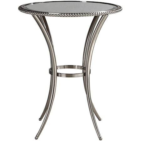 Sherise Beaded Metal Accent Table