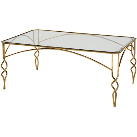 Lora Gold Coffee Table