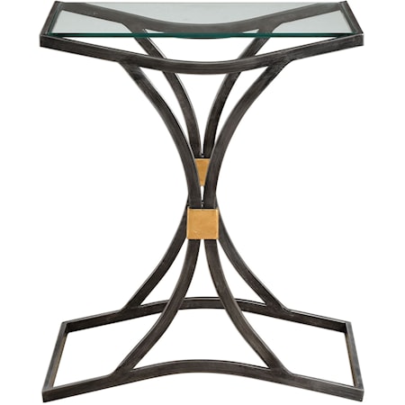 Verino Arched Iron Accent Table