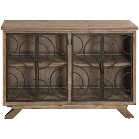 Tatum Rustic Accent Cabinet