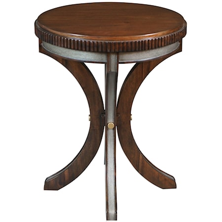 Grae Walnut Accent Table