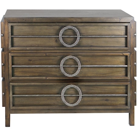 Riley Weather Walnut Accent Chest