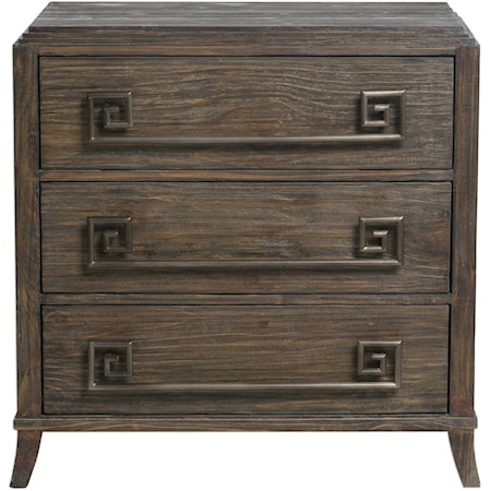 Baseer Charred Walnut Accent Chest