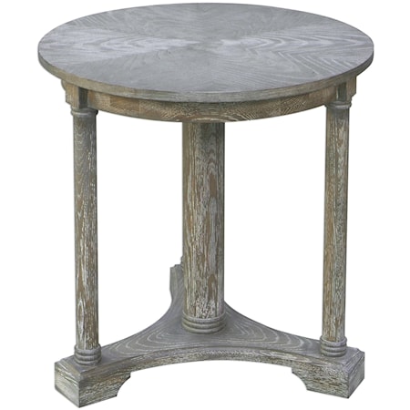 Thema Weathered Gray Accent Table