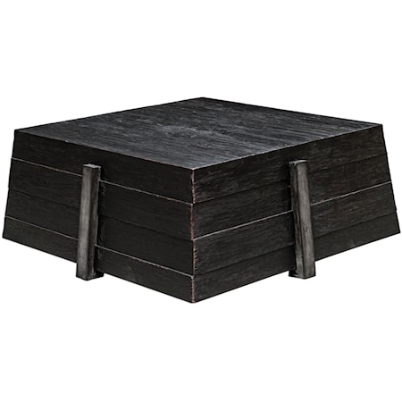 Brennex Rubbed Black Coffee Table