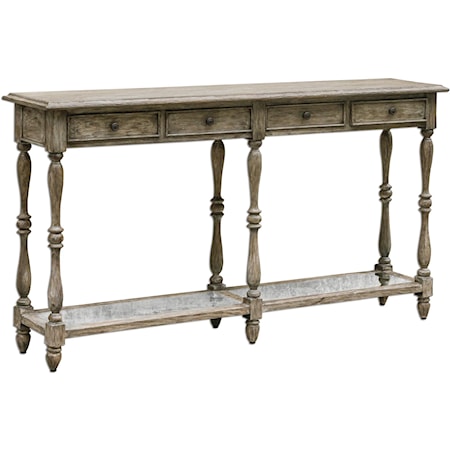 Fortuo Weathered Console Table