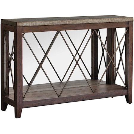 Delancey Iron Console Table