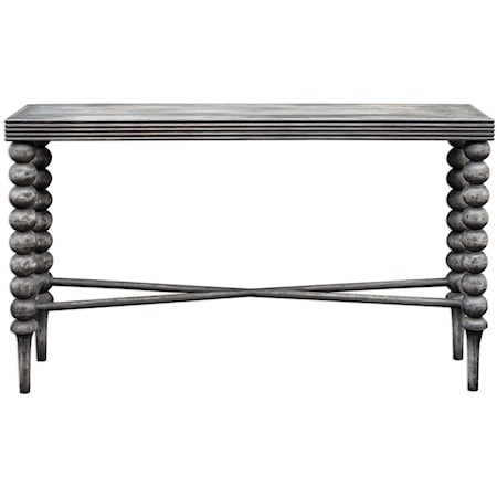 Kunja Gray Console Table