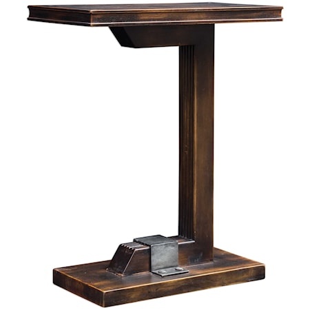 Deacon Industrial Accent Table