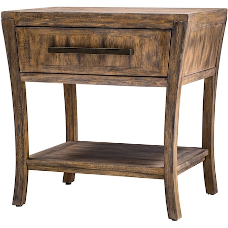 Marielle Wood End Table
