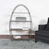 Uttermost Accent Furniture - Bookcases  Matisa Textured Steel Etagere