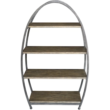  Matisa Textured Steel Etagere