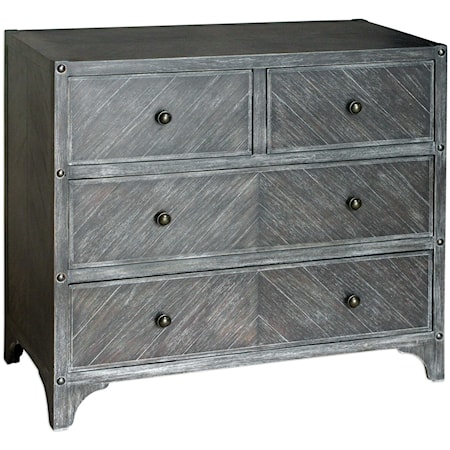 Brishen Gray Accent Chest