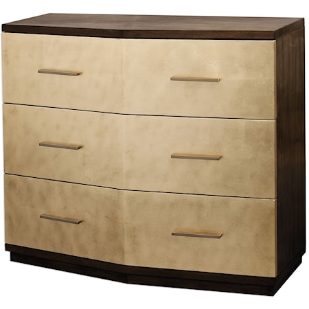 Verdura Brushed Gold Accent Chest