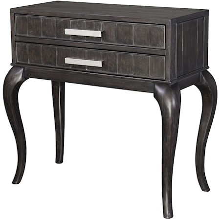 Arrone Soft Black Console Table