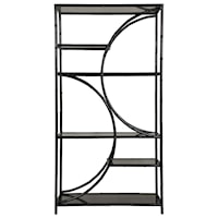 Black Iron Etagere