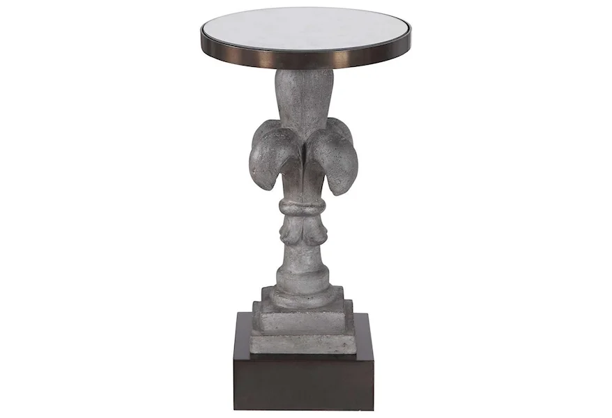 Accent Furniture - Occasional Tables Francois Concrete Accent Table by Uttermost at Swann's Furniture & Design