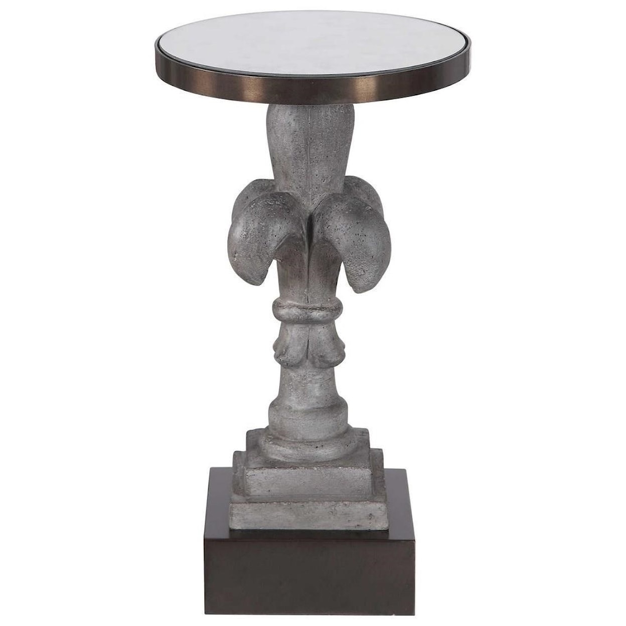Uttermost Accent Furniture - Occasional Tables Francois Concrete Accent Table