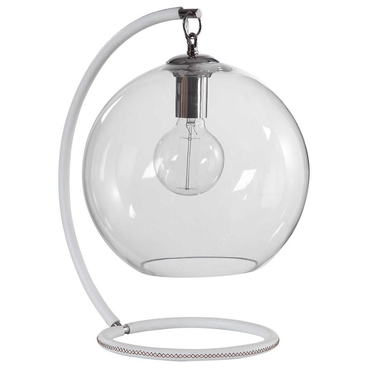 Uttermost Accent Lamps Eissa White Accent Lamp