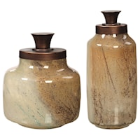 Elia Glass Containers, S/2