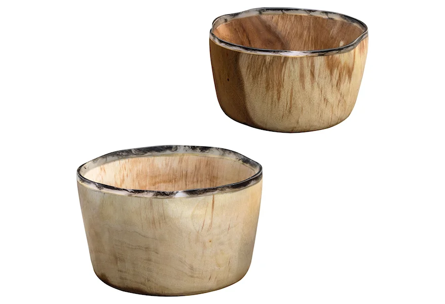 Accessories Saman Bowls, S/2 by Uttermost at Michael Alan Furniture & Design