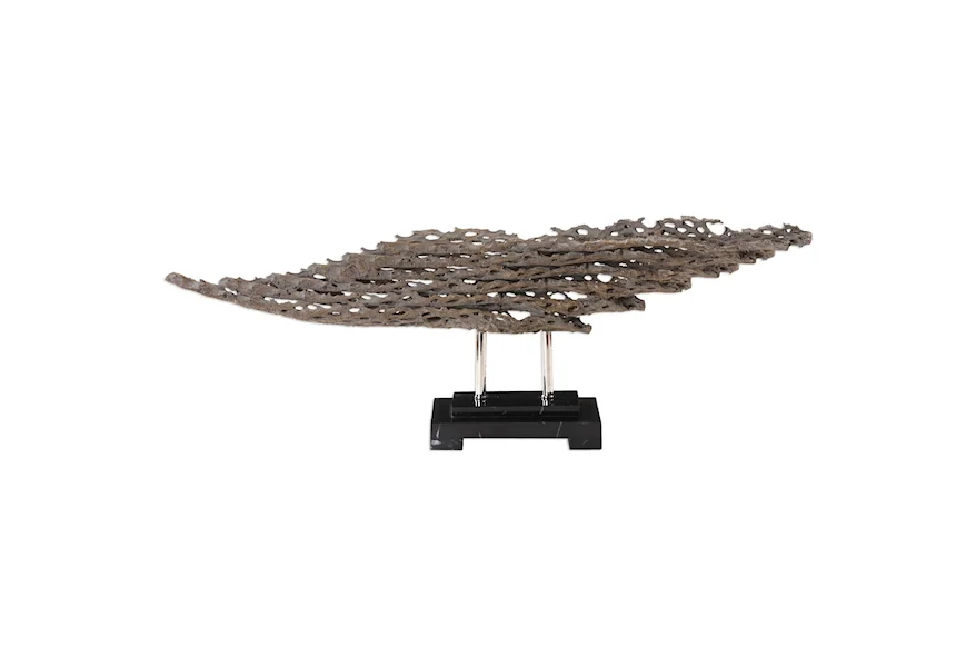 Accessories - Statues and Figurines Cholla Wood Sculpture by Uttermost at Del Sol Furniture