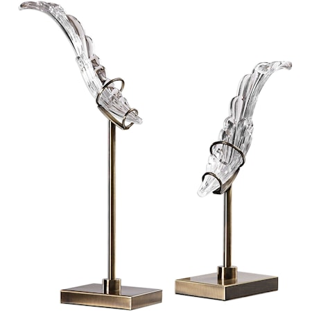 Wings Sculpture (Set of 2)