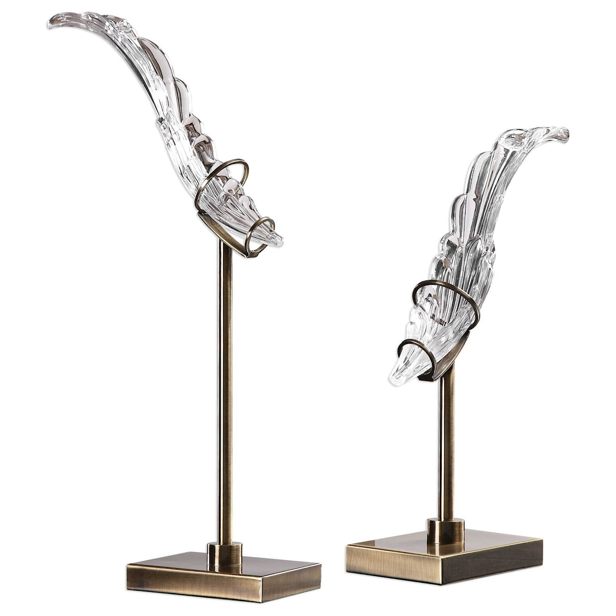 Uttermost Accessories - Statues and Figurines Wings Sculpture (Set of 2)