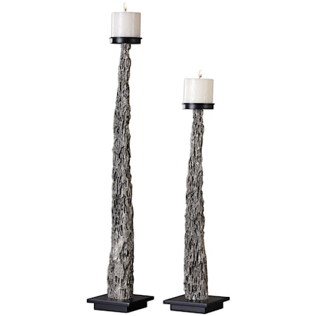 Tegal Candleholders (Set of 2)