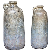 Ragini Terracotta Bottles, S/2