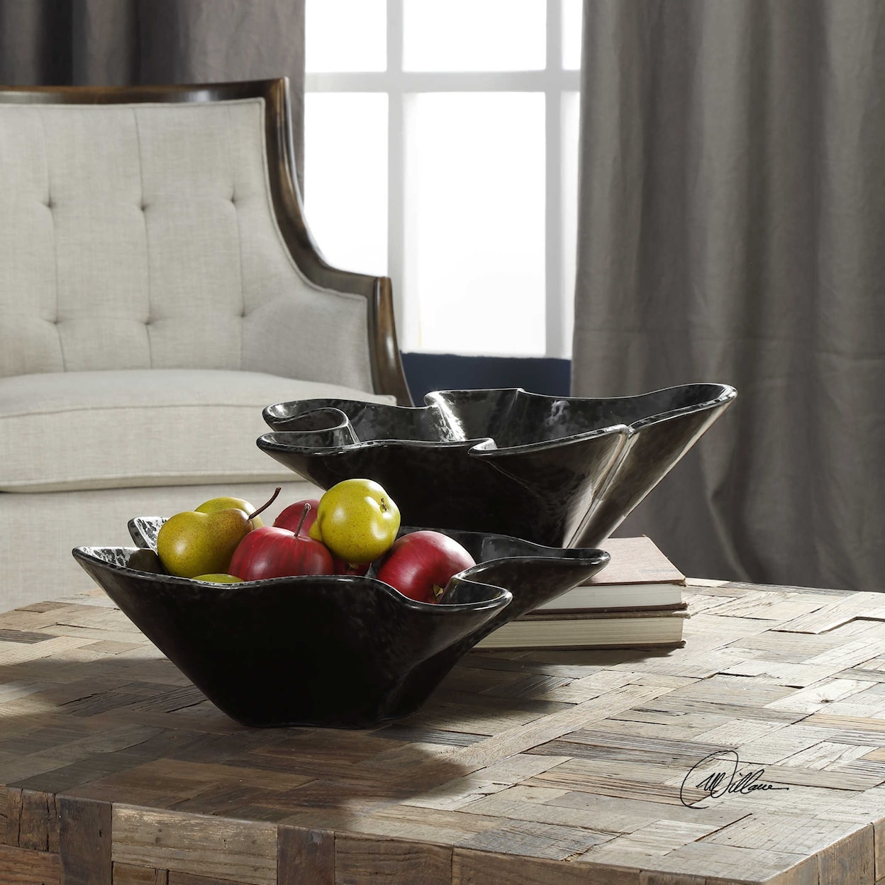 Uttermost Accessories Set of 2 Colson Bowls