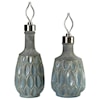 Uttermost Accessories Arpana Blue And Gray Bottles S/2