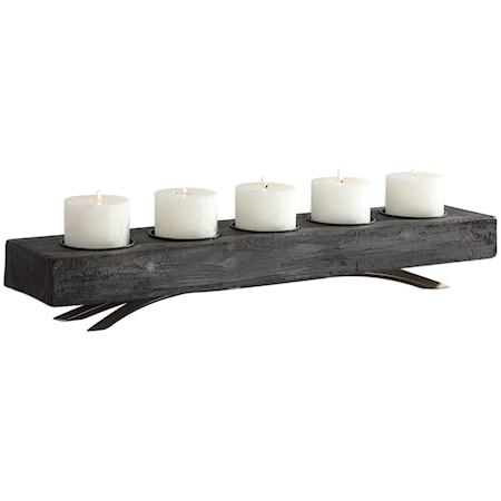 Callum Wooden Candleholder