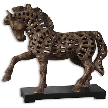 Prancing Horse Sculpture