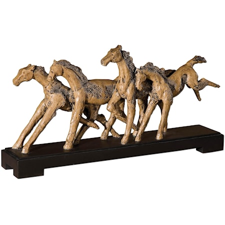 Wild Horses Sculpture