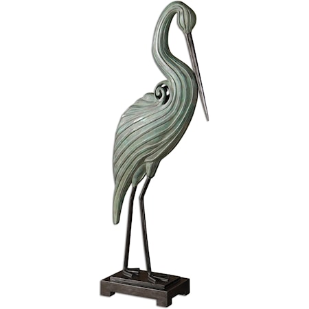Keanu Heron Sculpture