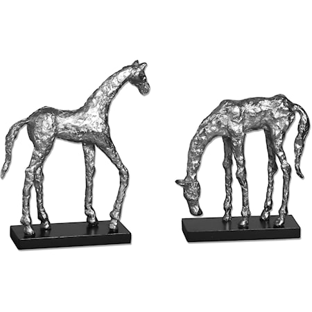 Let's Graze Horse Statues, S/2