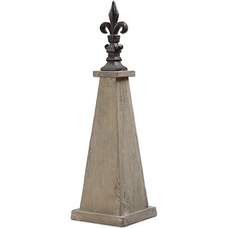 Azizi Elm Wood Finial