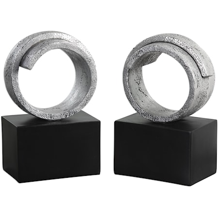 Twist Bookends (Set of 2)