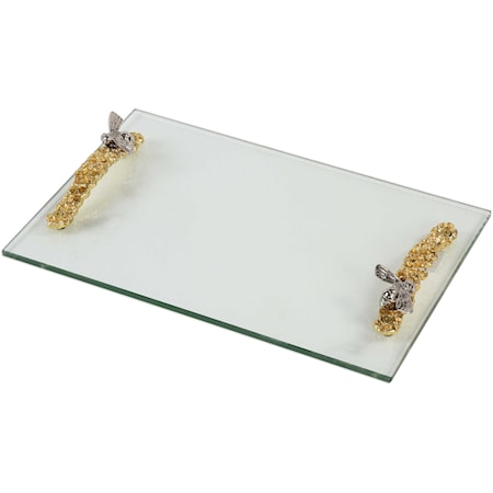 Hive Glass Tray