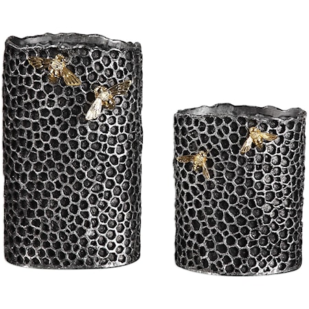 Hive Vases (Set of 2)