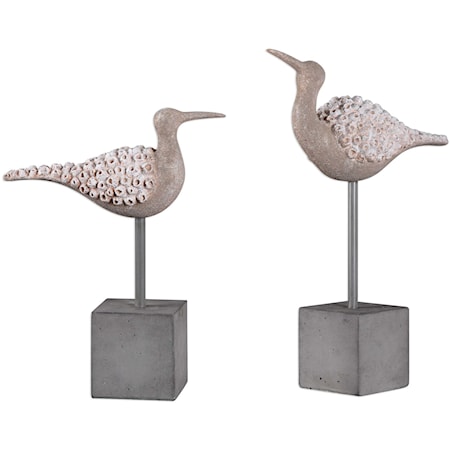 Shore Birds Sculpture (Set of 2)