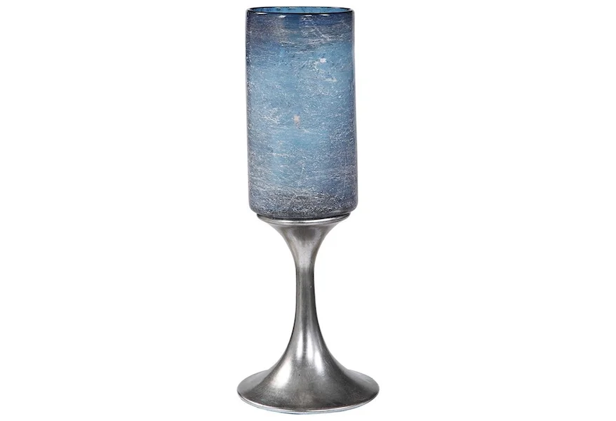 Accessories - Candle Holders Gallah Blown Glass Candleholder by Uttermost at Mueller Furniture