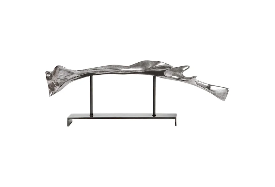 Accessories - Statues and Figurines Prabal Silver Sculpture by Uttermost at Michael Alan Furniture & Design